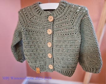 Haakpatroon vest met reliëfsteek(026)