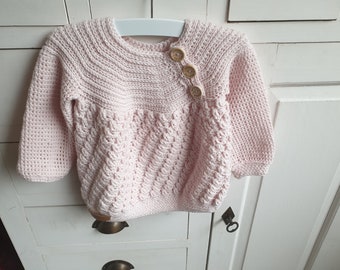 Baby cardigan Lotte Merino Wool