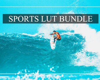 6 Sports LUT Bundle - This color grading bundle includes 6 Great LUTs for filmmakers and sport videographers (Cube + 3DL Files).