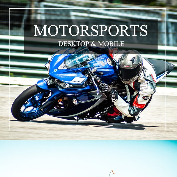 Motorsports Lightroom Preset for Mobile & Desktop, Great for Blogger, Photography, Instagram and all People who Love Great Pictures