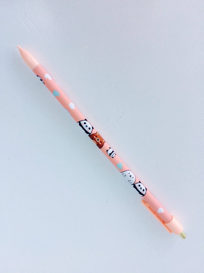 Cute Kawaii Animal Mechanical Pencil 4 Colours Kawaii Etsy