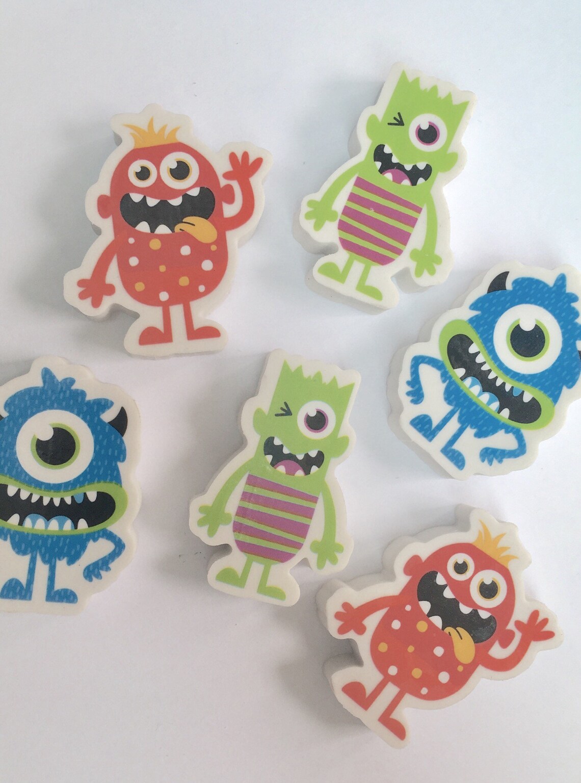 Little Monster Erasers Halloween Erasers Party Bag Fillers Etsy