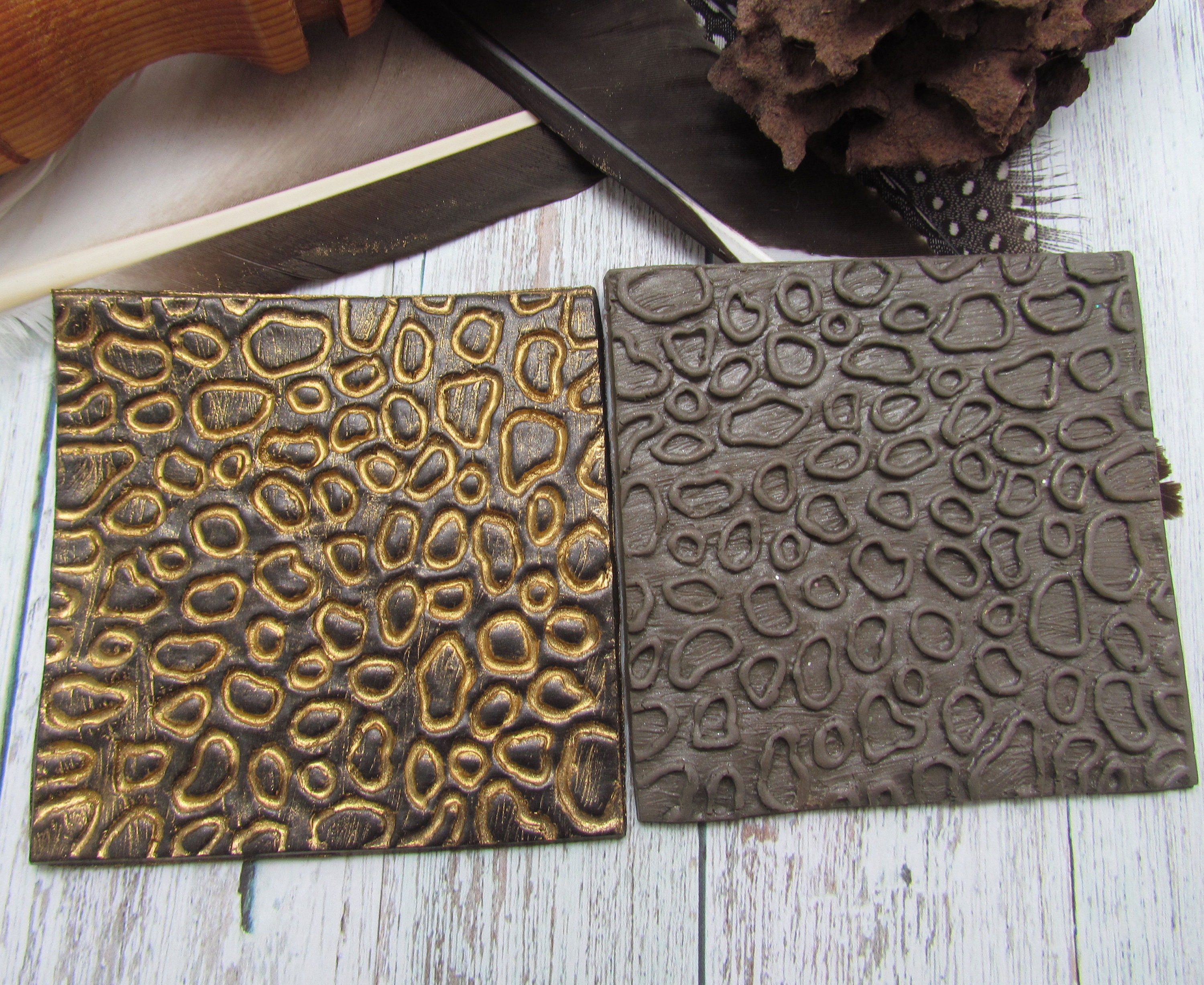 Polymer clay texture mat clay texture polymer clay mat Etsy