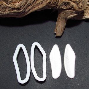Polymer clay shape cutter | clay supplies | DYI earring tool | sharp shape cutter | earring cutter | Sea Glass Earring Cutters #5
