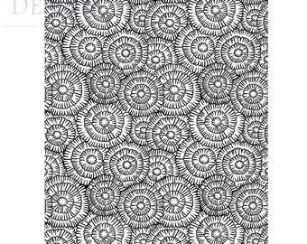 Polymer Clay Silkscreen (Aged Paint Crackle) Jessama Design