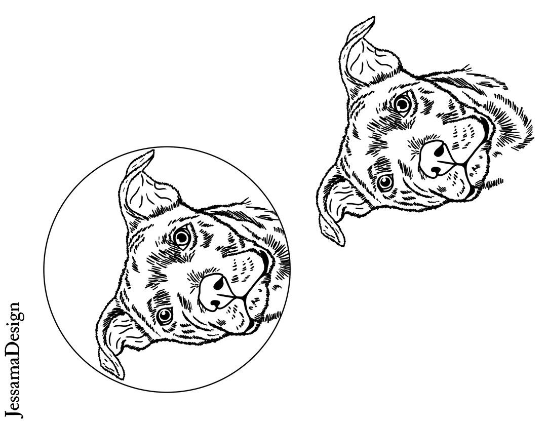 2. Polymer Clay Pet Portrait Silkscreen staffordshire Bull Terrier Etsy