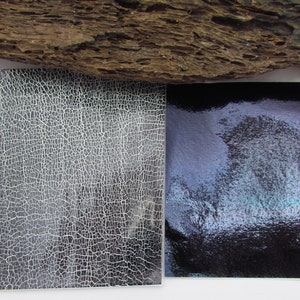8 Blattmetallfolien - Onyx schwarz