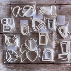 Gift Box - 50 Clay Cutters - 13 Cutter Sets - Polymer Clay Mixed Cutter Set Box