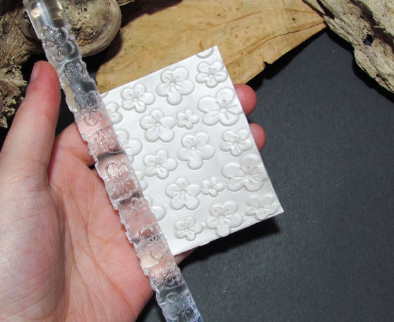 Polymer Clay Texture Mat Clay Texture Polymer Clay Mat Clay Mat Polymer  Clay Stamp Steampunk Polymer Clay Texture Stamp raised 