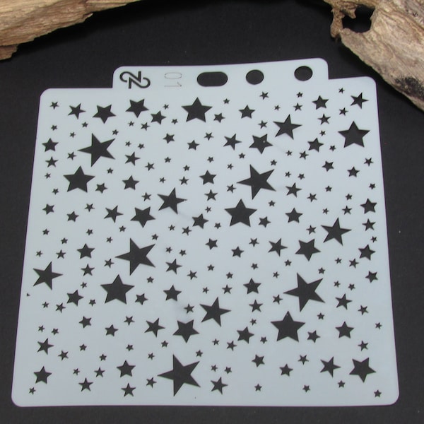 29. Polymer Clay Stencil (Stars)