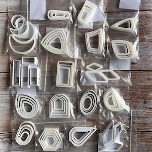 Gift Box - 67 Clay Cutters - 18 Cutter Sets - Polymer Clay Mixed Cutter Set Box