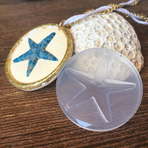 Starfish Mold - Handmade Flexible Silicone Mold - Use with polymer clay, resin, metal clay and air dry clay - Jessama Design Starfish #4