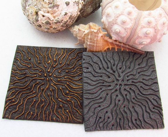 Polymer Clay Texture Mat Clay Texture Polymer Clay Mat Polymer Clay Stamp  Polymer Clay Texture Pinhead Protea Texture Stamp 