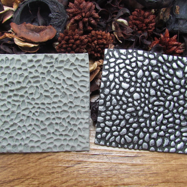 Polymer clay texture mat | clay texture | polymer clay mat | clay mat  | polymer clay texture | Pebble Polymer Clay Texture Stamp