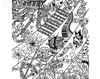Polymer Clay Silkscreen (Symphony) Jessama Design Silkscreen #25