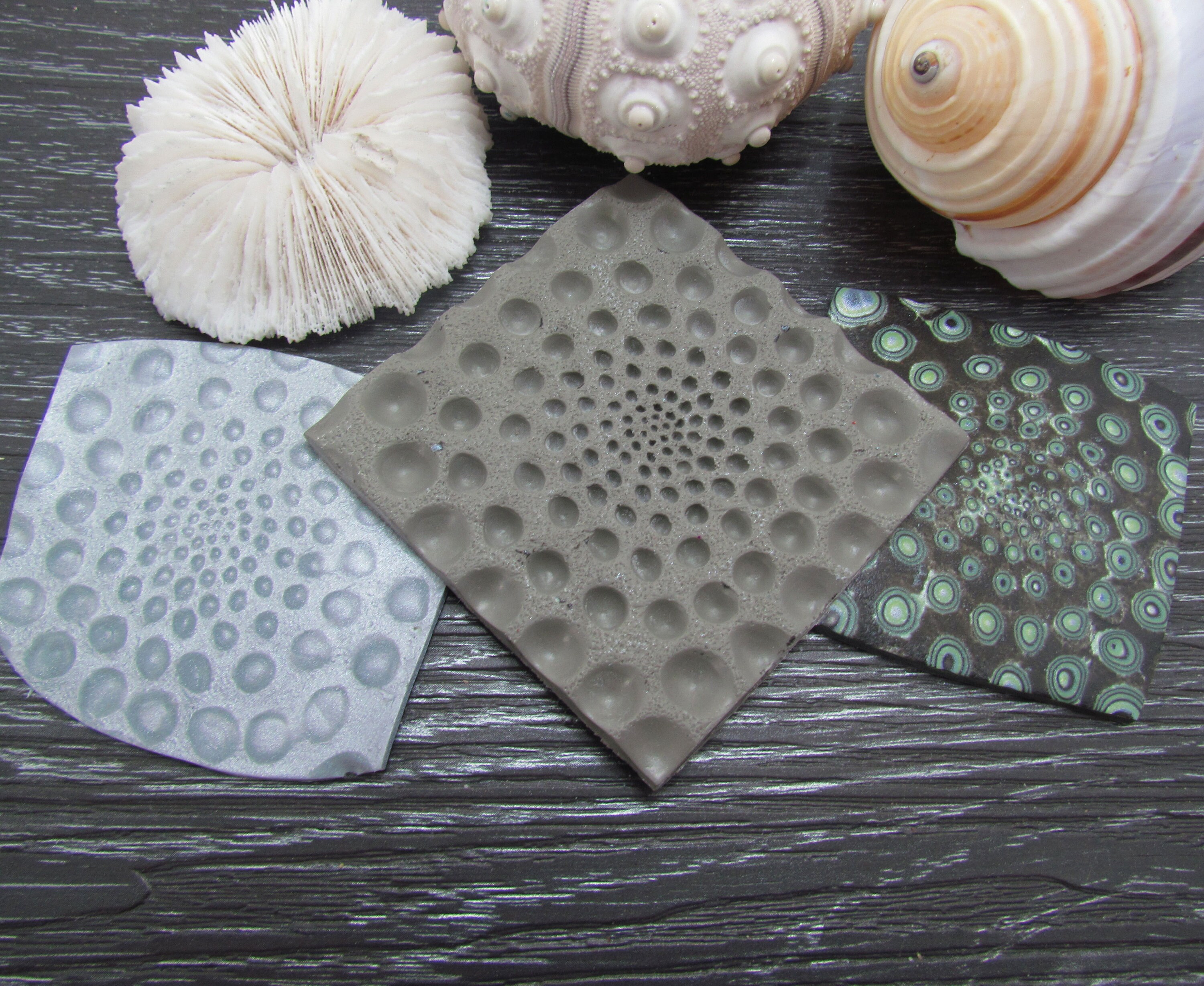 CHGCAFT Bubbles Silicone Clay Textue Mat Silicone Textue