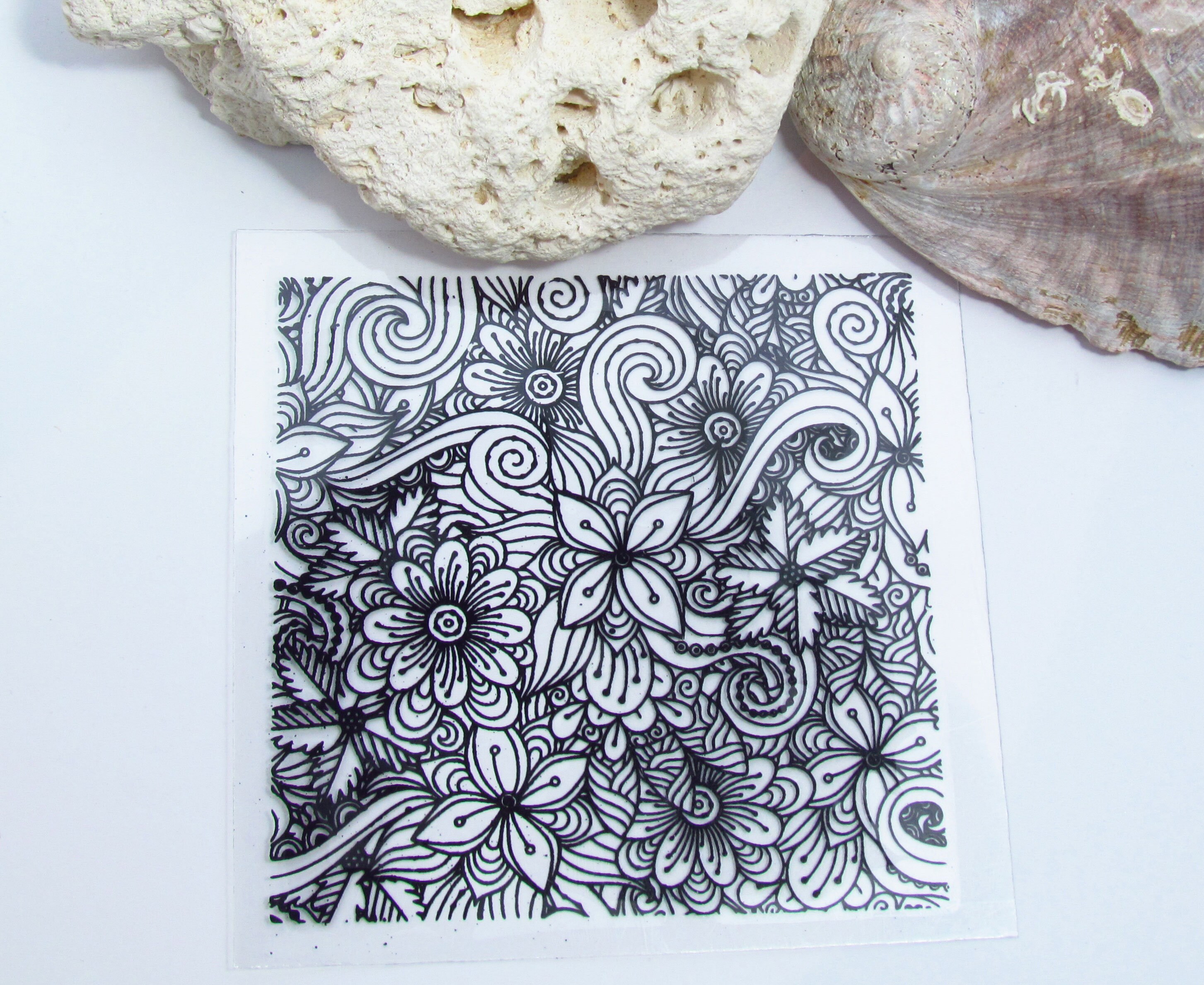 Polymer Clay Texture Mat Clay Texture Polymer Clay Mat Etsy