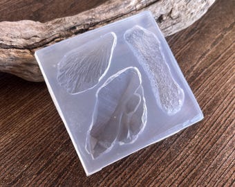Gemstone & Mineral Mold - Handmade Flexible Silicone Mold - Use with polymer clay, resin, metal clay and air dry clay