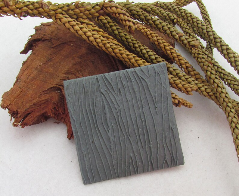 Wood Grain Polymer Clay Texture Stamp Etsy