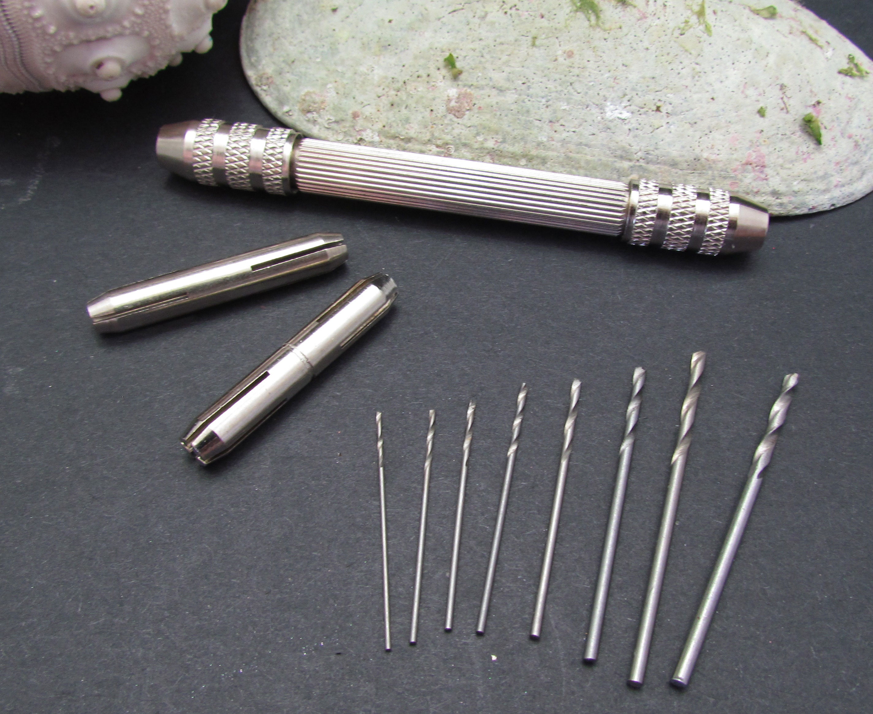 Quality Mini Hand Drill With 10 Different Drill Bits Polymer Clay