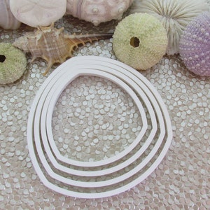 Polymer clay shape cutter | clay supply | earring cutter | sharp shape cutter | Statement Sand Dollar Cutters (Sold Individually)