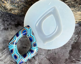 Silicone Donut Mold - Moroccan Donut Shape - Create jewelry with polymer clay and resin - Jessama Design #13