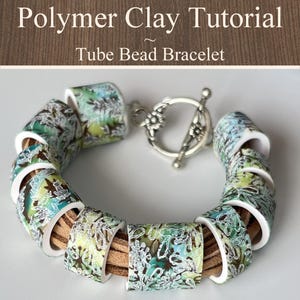 Polymer Clay Tutorial - Creating a Tube Bead Bracelet - Video Tutorial