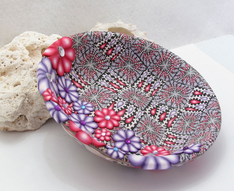 Cascading Flowers Bowl Polymer Clay Tutorial Etsy Australia