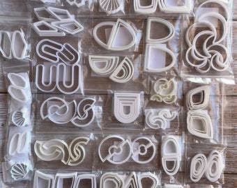Gift Box - 133 Clay Cutters - 28 Cutter Sets - Polymer Clay Mixed Cutter Set Box