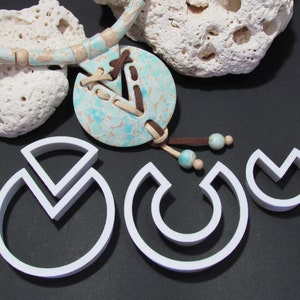 Polymer clay shape cutter | clay supplies | sharp shape cutter| shape cutter | mixed cutters |  Lily Pads Polymer Clay Cutter Set