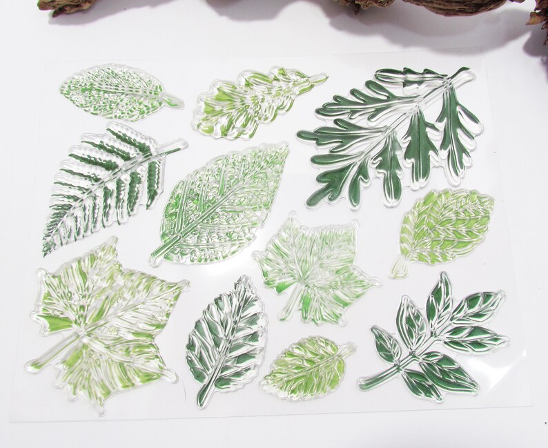 Polymer clay texture mat | clay texture | polymer clay mat | clay mat | polymer clay stamp | 10. Silicone Texture (Leaves)