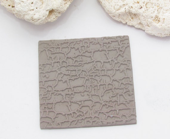 Polymer Clay Texture Mat Clay Texture Polymer Clay Mat Clay Mat Polymer Clay  Stamp Moss Tufts Polymer Clay Stamp reverse 