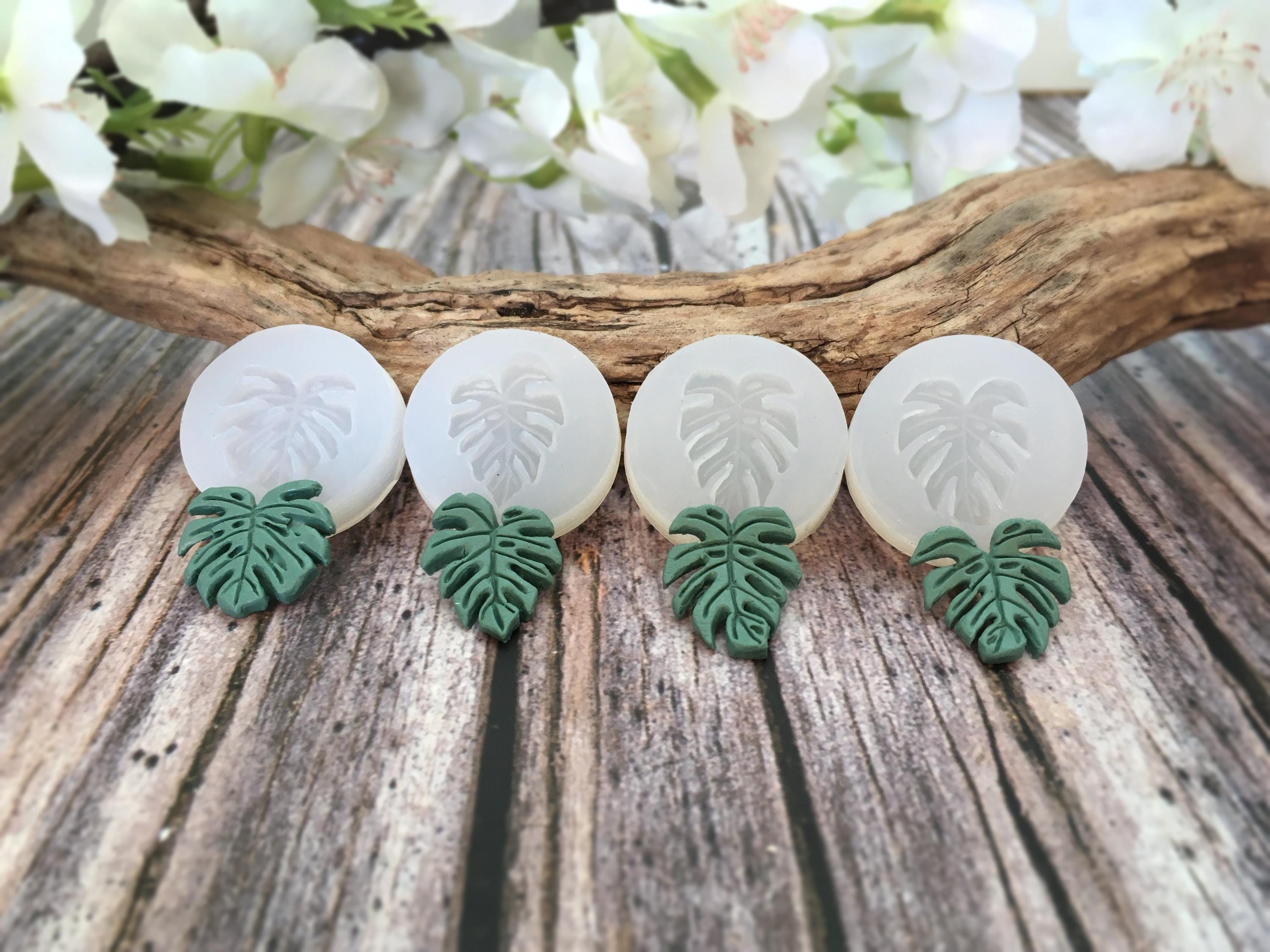 Mini Monstera Leaf Silicone Mold - Monstera Leaf Patterns - Use With ...