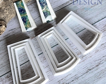 Cleopatra's Collar Cutters - 8 Piece Set for use with polymer clay, pottery, metal clay