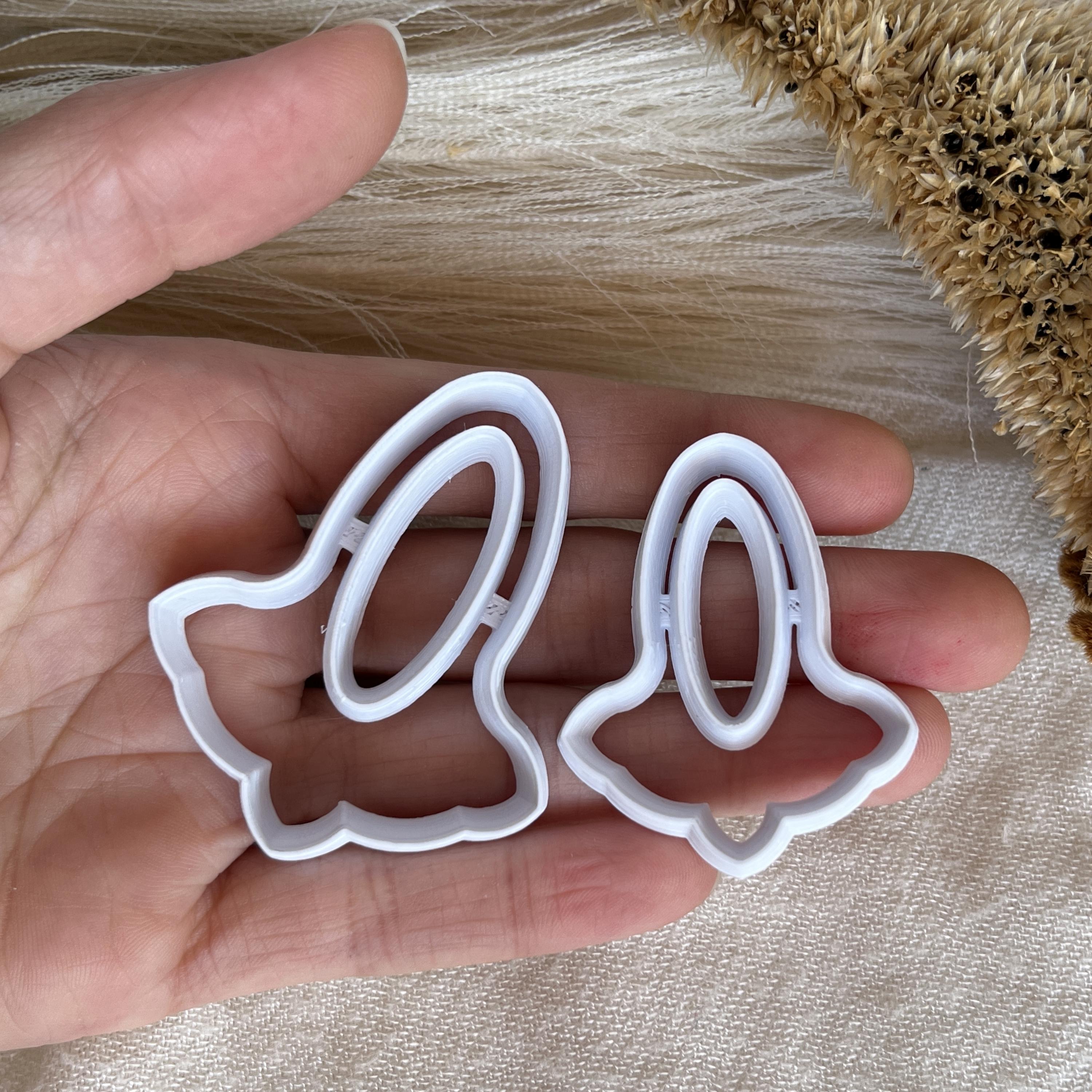 Flower Donut Cutter - Use With Polymer Clay, Pottery, Metal Clay