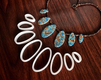 Pebble Cutter Set #4 - 8 Piece Set - Polymer Clay Abstract Mirror Cutters - Jessama Design Mirrored Pebble Set #4