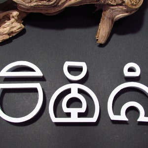 Polymer clay shape cutter | clay supplies | DYI earring tool | sharp shape cutter | earring cutter | Mixed Earring Cutter Set (Cauldron)