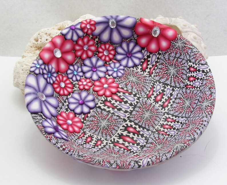 Cascading Flowers Bowl Polymer Clay Tutorial Etsy Australia