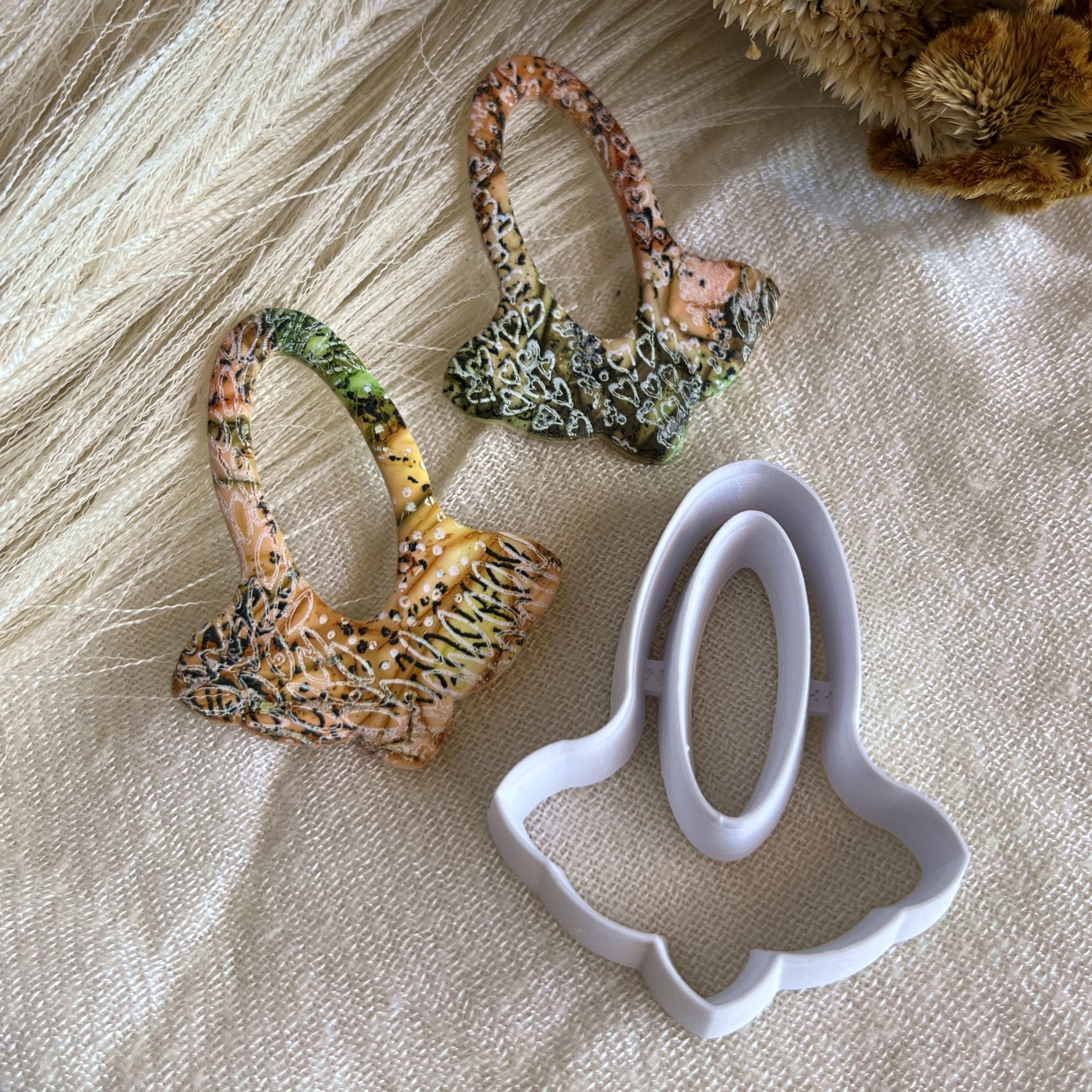 Flower Donut Cutter - Use With Polymer Clay, Pottery, Metal Clay
