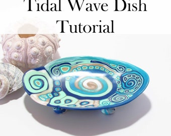 Tidal Wave Polymer Clay Dish Tutorial