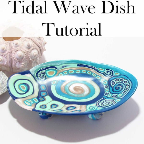 Tidal Wave Polymer Clay Dish Tutorial