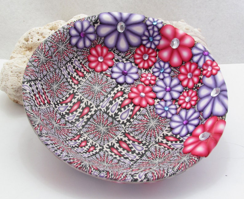 Cascading Flowers Bowl Polymer Clay Tutorial Etsy Australia