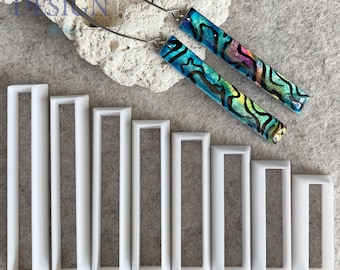 Polymer Clay Cutters - Wrapped Collar Rectangle Set - Use with polymer clay, pottery, metal clay