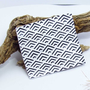 Polymer Clay Texturmatte | Modelliermasse Walze | Stempelwalze | Ton Passepartout | Stempel aus Fimo | 20. Acryl Texturroller (Drachenschuppe)