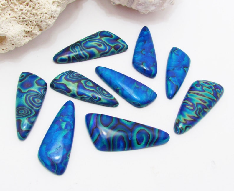 Faux New Zealand Abalone Polymer Clay Tutorial Etsy