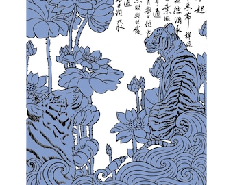 7. Serigrafia con argilla polimerica a strati (motivo tigre)