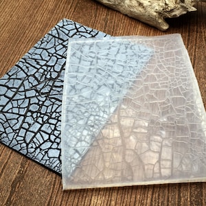 4. Flexible Silikonmatte für Texturen - Verwenden Sie mit Polymer Clay, Metal Clay, Keramik & Scrapbooking