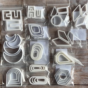Gift Box - 48 Clay Cutters - 13 Cutter Sets - Polymer Clay Mixed Cutter Set Box