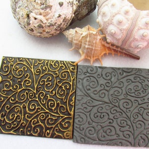 Polymer clay texture mat | clay texture | polymer clay mat | polymer clay stamp | polymer clay texture | Fairy Forest Texture Stamp