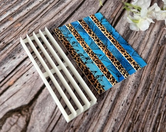 Polymer Clay Slab Cutters - Long Rectangle Shape - 3 Sizes- Use to create clay slabs or earrings - Jessama Design Slab Cutter #1